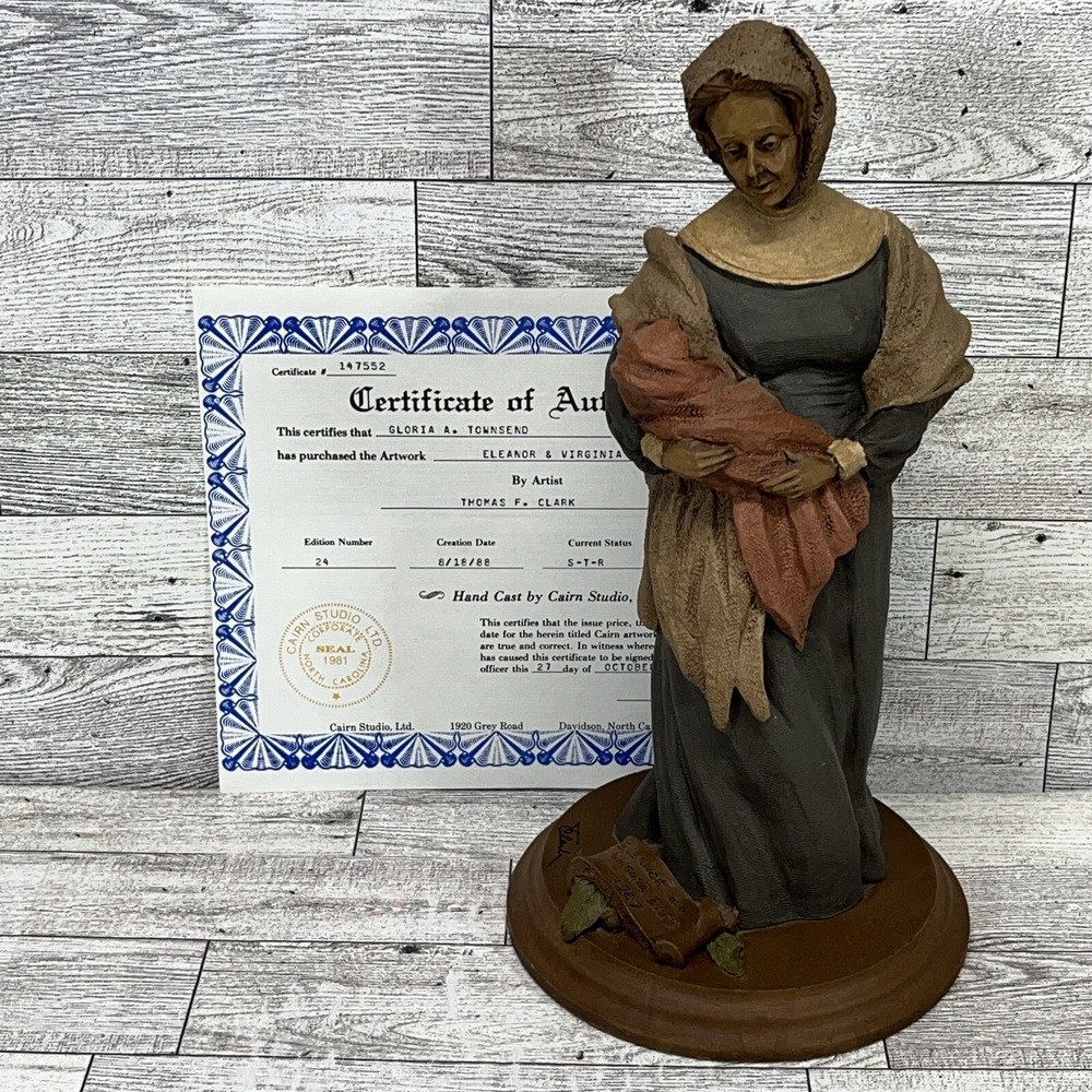 Elenor&Virginia Dare-R‎ 1988 Tom Clark Gnome Cairn Studio Item#5043 Ed#24